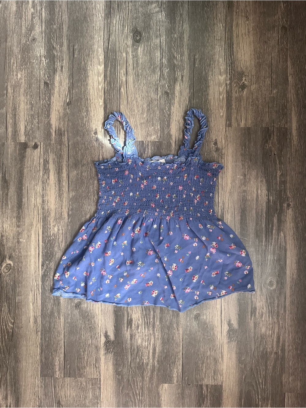 Urban Romantics Smocked Ruched Cami Baby Doll Top Size Medium (US) 12-14 (UK)
